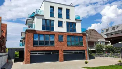 Das Gebäude in dem sich die Ferienwohnung befindet