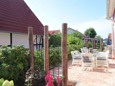 Ein Garten an der Unterkunft Hus Hinrichsen