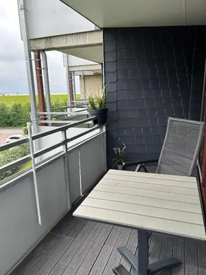 Ein Balkon oder eine Terrasse in der Unterkunft Apartment MeerZeit Wohnung 207