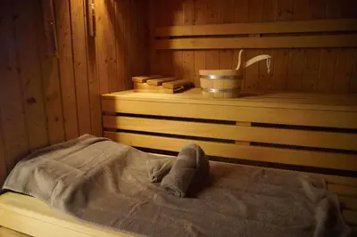 Ein Bett oder Betten in einem Zimmer der Unterkunft Penthouse de Lünk
