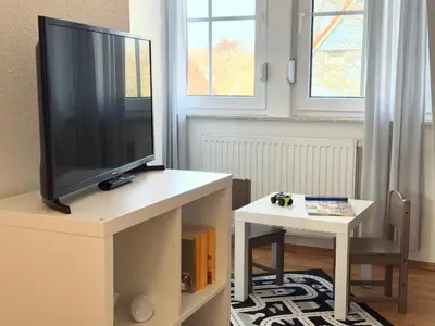 TV/Unterhaltungsangebot in der Unterkunft Haus Küstenkörbchen
