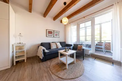 Ein Sitzbereich in der Unterkunft Appartement 