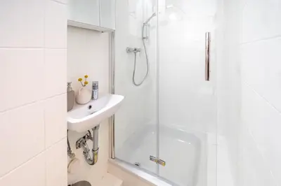 Ein Badezimmer in der Unterkunft Appartement Cappel Whg 18