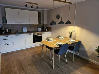 Küche/Küchenzeile in der Unterkunft Appartement 