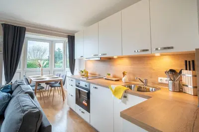 Küche/Küchenzeile in der Unterkunft Appartement 