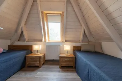 Ein Sitzbereich in der Unterkunft Ferienhaus 