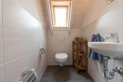 Ein Badezimmer in der Unterkunft Ferienhaus 