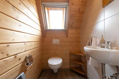 Ein Badezimmer in der Unterkunft Ferienhaus 