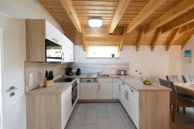 Küche/Küchenzeile in der Unterkunft Ferienhaus 