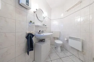Ein Badezimmer in der Unterkunft Appartement Kiebitzstieg 22 Wohnung 8