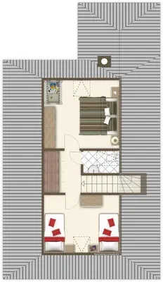 Grundriss der Unterkunft Ferienhaus 