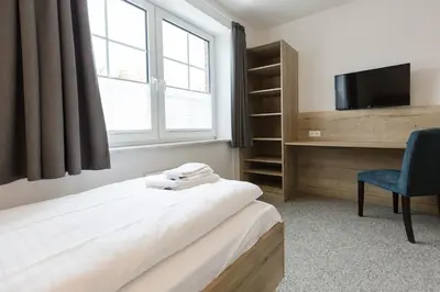 TV/Unterhaltungsangebot in der Unterkunft Cuxlandhotel Studio 124
