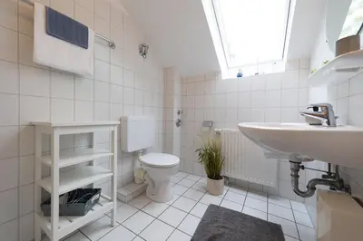 Ein Badezimmer in der Unterkunft Ferienwohnung Lilli Marleen 7-15