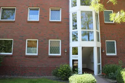 Das Gebäude in dem sich die Ferienwohnung befindet