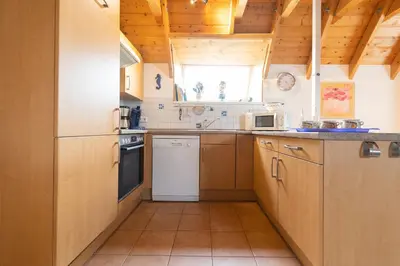Küche/Küchenzeile in der Unterkunft Ferienhaus 