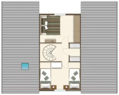 Grundriss der Unterkunft Ferienhaus Robbenplate 07