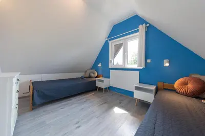 Ein Sitzbereich in der Unterkunft Ferienhaus 