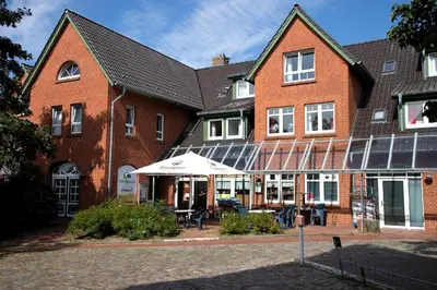 Das Gebäude in dem sich die Ferienwohnung befindet