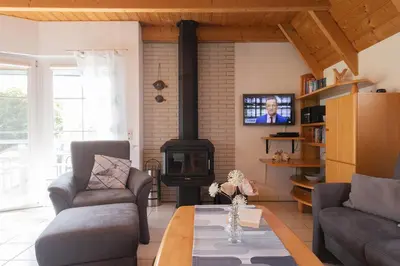 TV/Unterhaltungsangebot in der Unterkunft Ferienhaus Medemsand 18