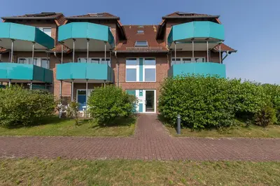 Das Gebäude in dem sich die Ferienwohnung befindet