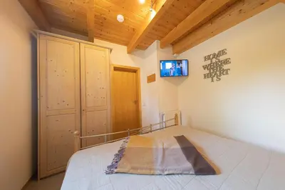 Ein Bett oder Betten in einem Zimmer der Unterkunft Ferienhaus Ostertill 09