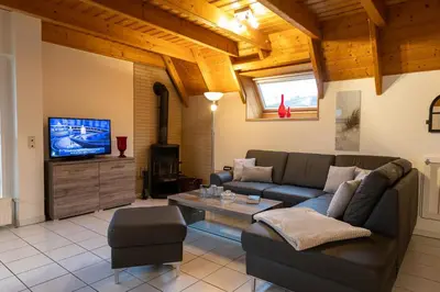 TV/Unterhaltungsangebot in der Unterkunft Ferienhaus 