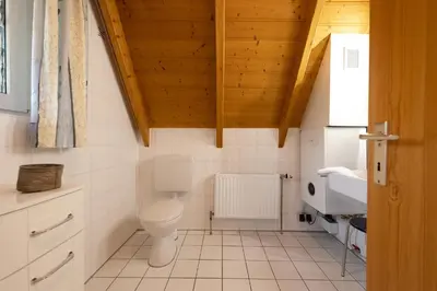 Ein Badezimmer in der Unterkunft Ferienhaus 