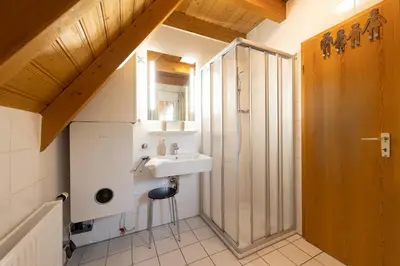 Ein Badezimmer in der Unterkunft Ferienhaus 