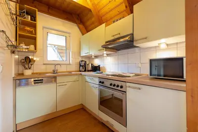 Küche/Küchenzeile in der Unterkunft Ferienhaus 