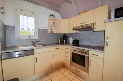 Küche/Küchenzeile in der Unterkunft Ferienhaus 