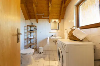 Ein Badezimmer in der Unterkunft Ferienhaus 