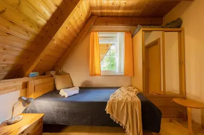 Ein Bett oder Betten in einem Zimmer der Unterkunft Ferienhaus Medemsand 12