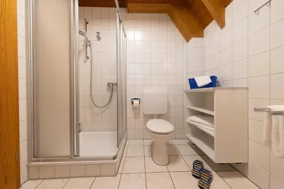 Ein Badezimmer in der Unterkunft Ferienhaus 