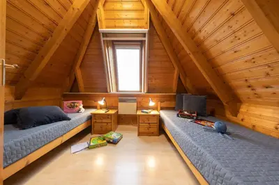 Ein Sitzbereich in der Unterkunft Ferienhaus 