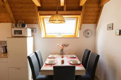 Küche/Küchenzeile in der Unterkunft Ferienhaus Knechtsand 05