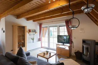 TV/Unterhaltungsangebot in der Unterkunft Ferienhaus Knechtsand 05