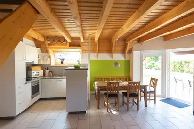 Küche/Küchenzeile in der Unterkunft Ferienhaus 