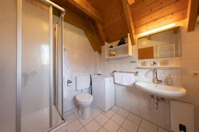 Ein Badezimmer in der Unterkunft Ferienhaus 