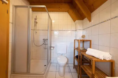 Ein Badezimmer in der Unterkunft Ferienhaus Westertill 15