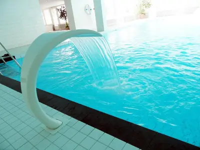 Der Swimmingpool an oder in der Nähe von Strandhochhaus Sahlenburg FeWo C7