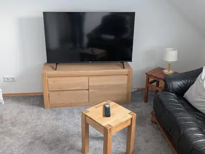 TV/Unterhaltungsangebot in der Unterkunft Fewo Muschel