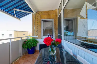 Ein Balkon oder eine Terrasse in der Unterkunft Haus Frauenpreiss F302