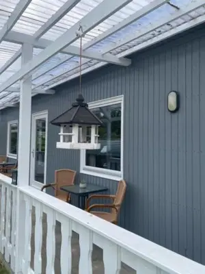 Ein Balkon oder eine Terrasse in der Unterkunft Pension Haus Meeresgruss