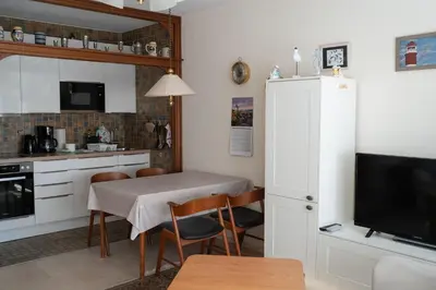 Küche/Küchenzeile in der Unterkunft Schloß Am Meer - Wohnung 26
