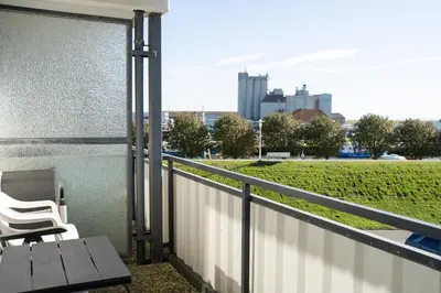 Ein Balkon oder eine Terrasse in der Unterkunft Schloß Am Meer - Wohnung 35