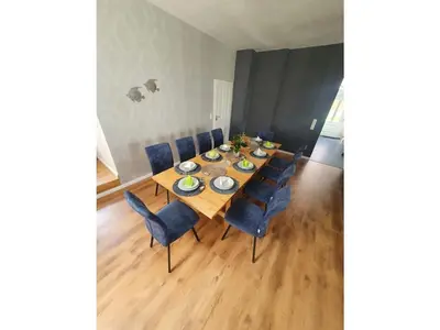 Ein Sitzbereich in der Unterkunft Holiday home Oase Balje