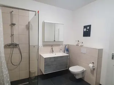 Ein Badezimmer in der Unterkunft Holiday home Oase Balje