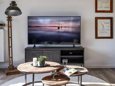 TV/Unterhaltungsangebot in der Unterkunft Elbblick Comfortable holiday residence