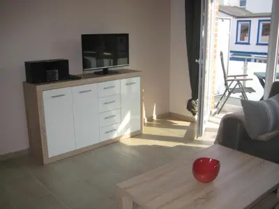 Küche/Küchenzeile in der Unterkunft Appartements Buesum DS10