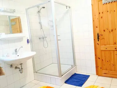 Ein Badezimmer in der Unterkunft Ferienwohnung Sievers